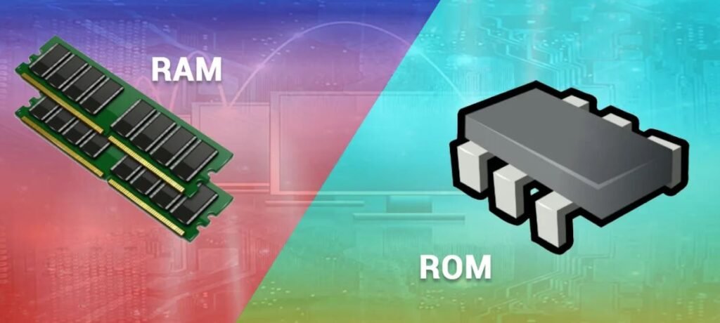 Differences between RAM and ROM memory
